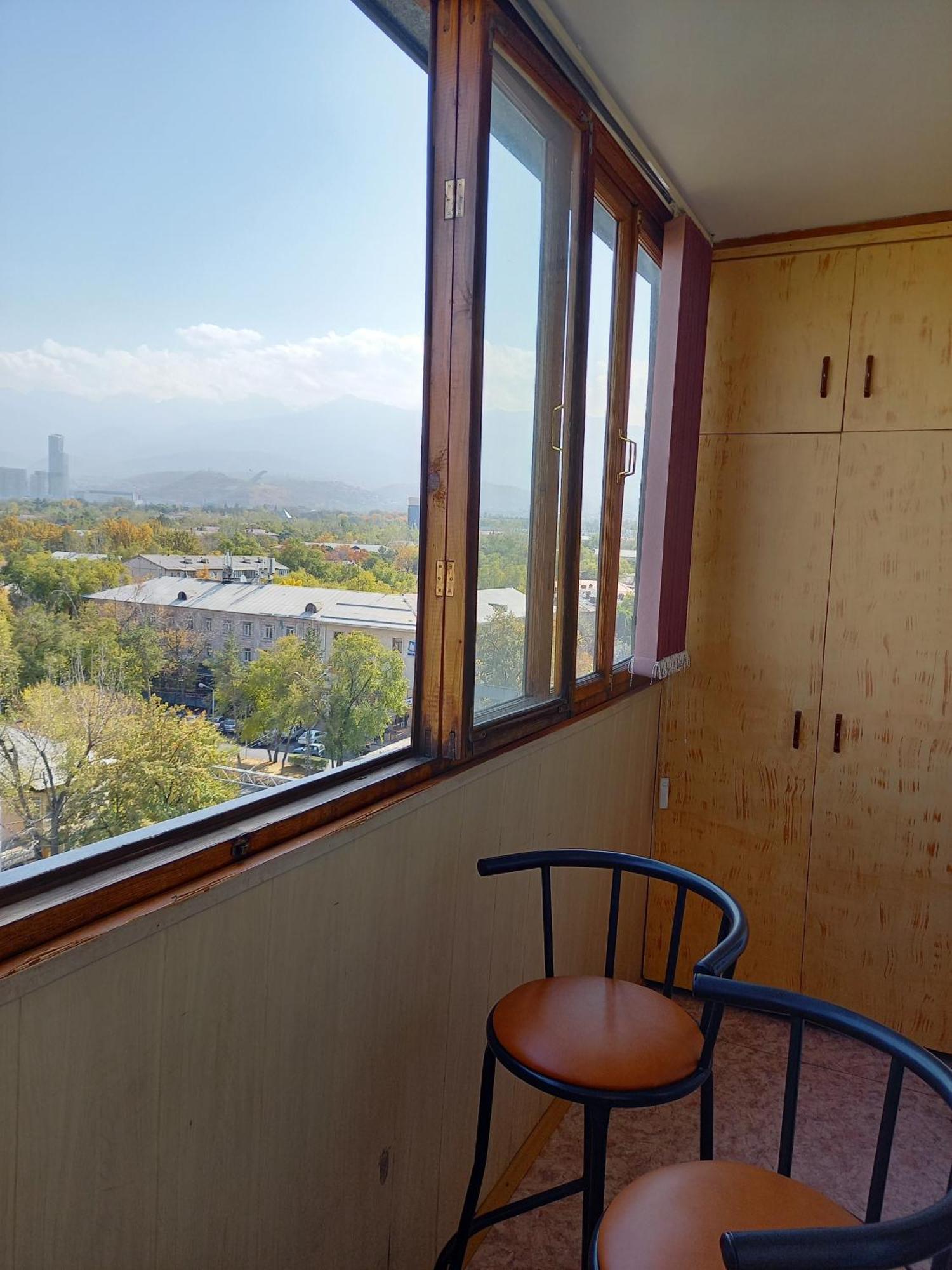 "Картина Горных Вершин" Квартира- "Mountain View" Apartment الماتي المظهر الخارجي الصورة